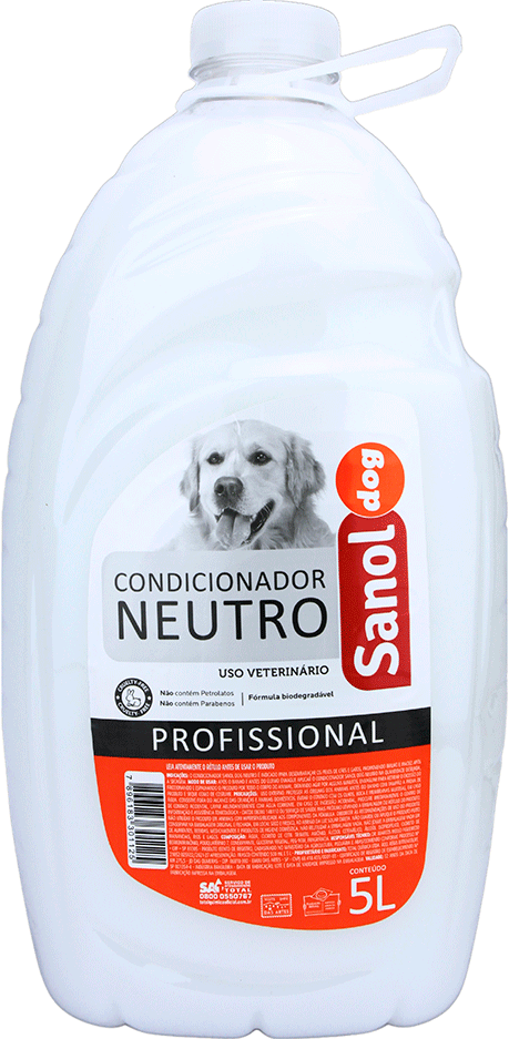 Condicionador Sanol Dog Neutro para Cães e Gatos - 5 Litros