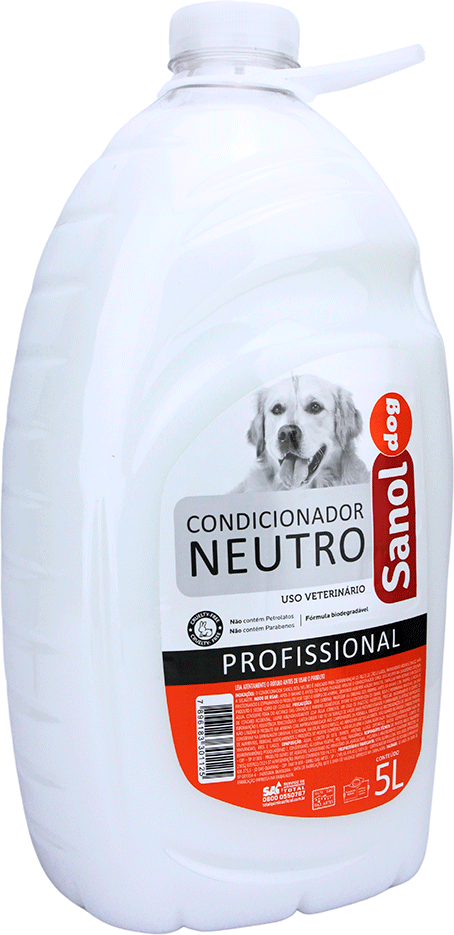 Condicionador Sanol Dog Neutro para Cães e Gatos - 5 Litros