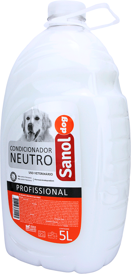 Condicionador Sanol Dog Neutro para Cães e Gatos - 5 Litros