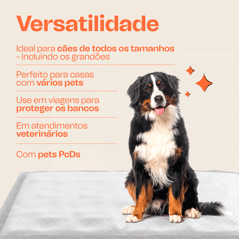 Tapete Higiênico Meau Giga para Cães - 20 Unidades