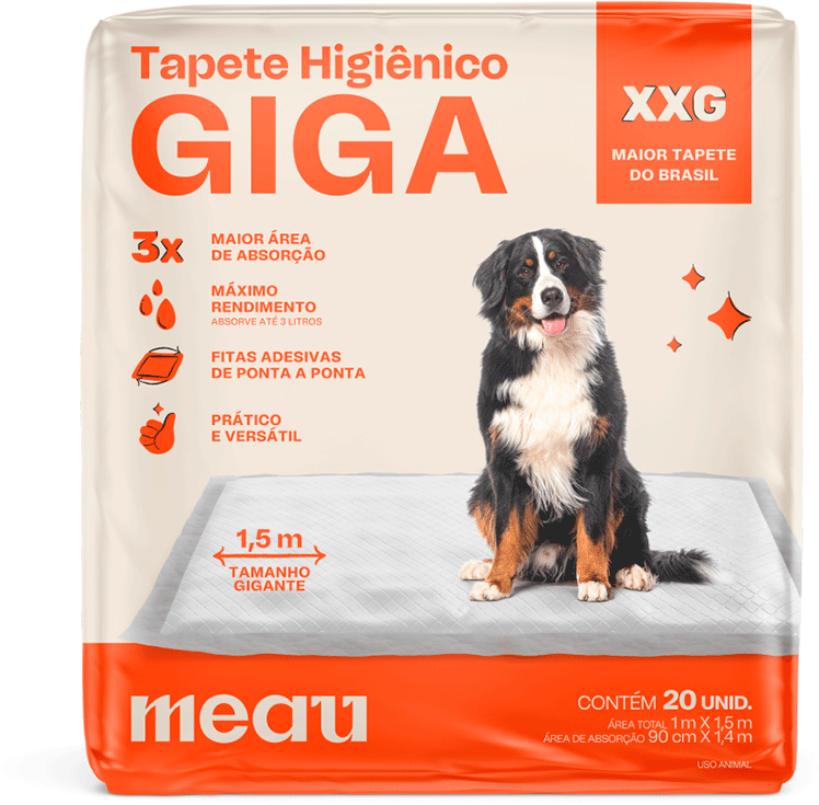 Tapete Higiênico Meau Giga para Cães - 20 Unidades
