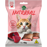 Petisco Nutrats Nutraball Nuggets Bola de Belo para Gatos sabor Atum - 40 g