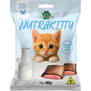 Petisco Nutrats Nutrakitty Nuggets para Gatos Filhotes sabor Leite - 40 g