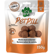 Snacks Sticks Recheado Nutrats Petpill para Cães sabor Costela - 150 g