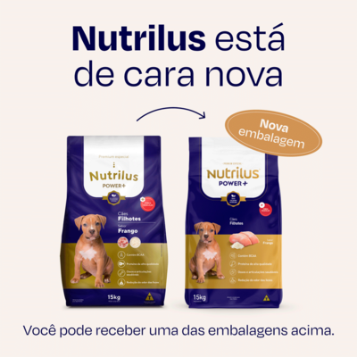 Ração Nutrilus Power+ Frango para Cães Filhotes02