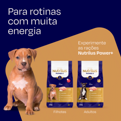 Ração Nutrilus Power+ Frango para Cães Filhotes04