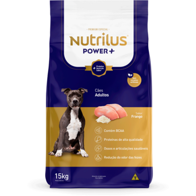 Ração Nutrilus Power+ Frango para Cães Adultos01