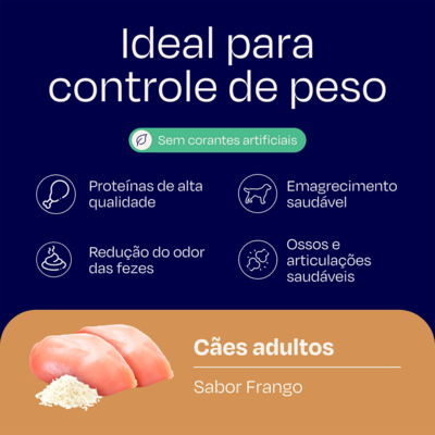 Ração Nutrilus Light Frango para Cães Adultos Raças Médias e Grandes03