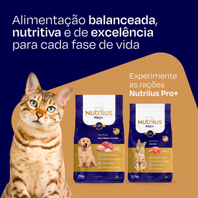 Kit Ração Nutrilus Pro+ Salmão para Gatos Adultos Castrados04