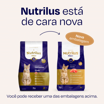 Kit Ração Nutrilus Pro+ Salmão para Gatos Adultos Castrados02