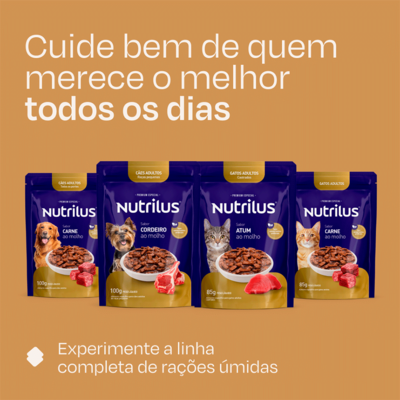 Ração Úmida Nutrilus Sabor Atum para Gatos Adultos Castrados05