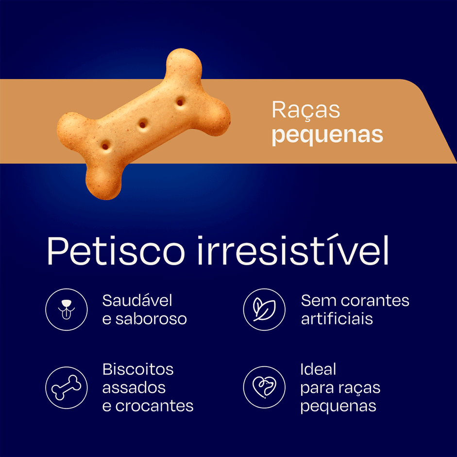 Biscoito Nutrilus para Cães Adultos Porte Pequeno - 500 g