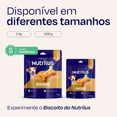 Biscoito Nutrilus para Cães Adultos Porte Pequeno03