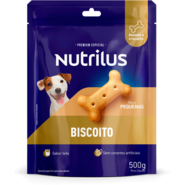 Biscoito Nutrilus para Cães Adultos Porte Pequeno - 500 g