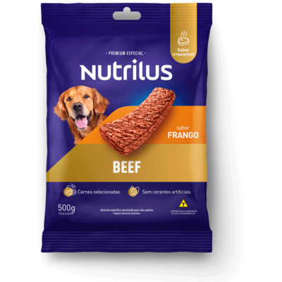 Bifinho Nutrilus para Cães Adultos Sabor Frango01