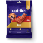 Bifinho Nutrilus para Cães Adultos Sabor Carne - 500g