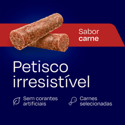 Bifinho Nutrilus Mini Stick para Cães Adultos Sabor Carne