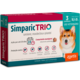 Antipulgas Zoetis Simparic Trio 24mg para Cães de 10,1 Kg a 20 Kg