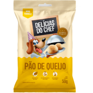Petisco Petitos para Cães Adultos Sabor Pão de Queijo - 50 g