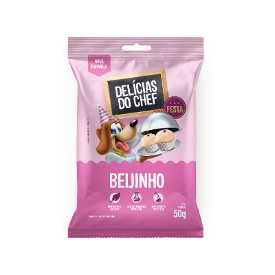Petisco Petitos para Cães Adultos Sabor Beijinho