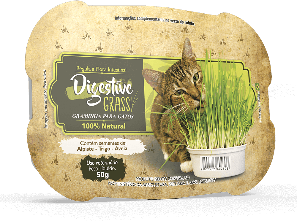 Graminha para Gatos Grass Adultos Digestive - 50 g