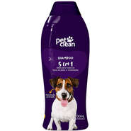 Shampoo Pet Clean 5 em 1 para Cães e Gatos - 700 mL