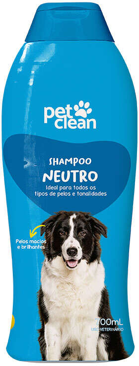 Shampoo Pet Clean Neutro para Cães e Gatos - 700 mL