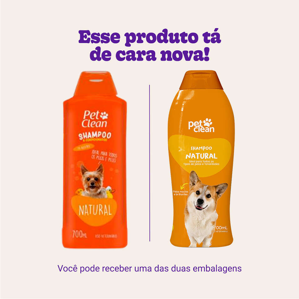 Shampoo e Condicionador Pet Clean 2 em 1 Óleo de Neem - 700 mL