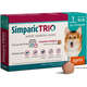 Antipulgas Zoetis Simparic Trio 24mg para Cães de 10,1 Kg a 20 Kg