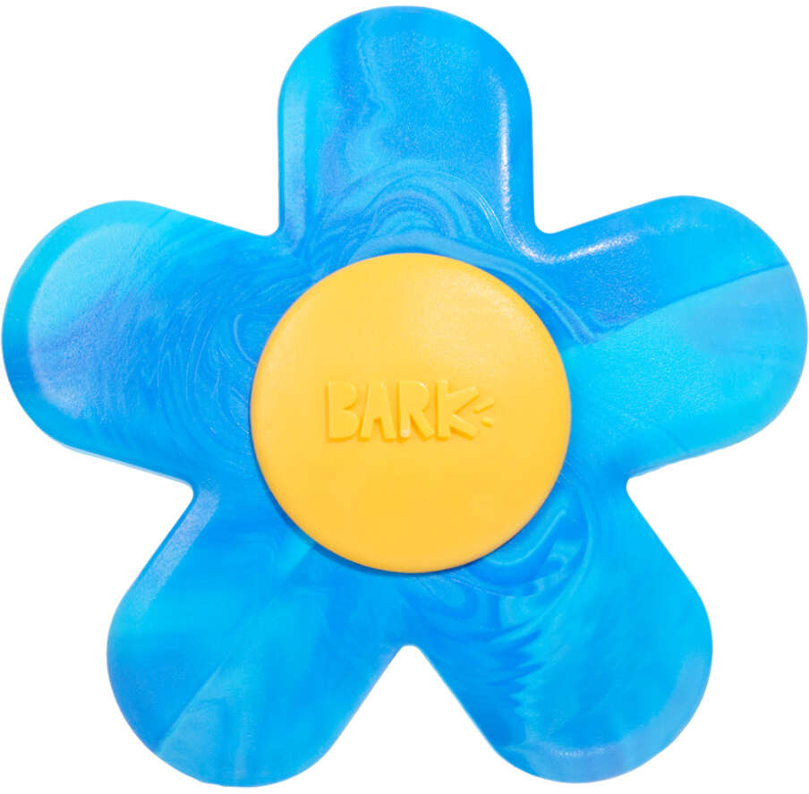 Brinquedo Mordedor Bark Poderosa Flor Azul Cães - Tam. Único