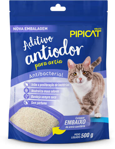 Aditivo Antiodor Kelco Pipicat Antibacterial - 500 g