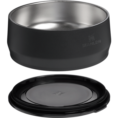 Comedouro Stanley para Cães e Gatos Preto