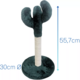 Brinquedo Arranhador Chalesco Cactus Cinza