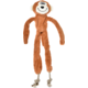 Brinquedo Pelúcia Chalesco Macaco Long Plush Marrom para Cães”