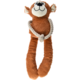 Brinquedo Pelúcia Chalesco Macaquinho com Corda Marrom para Cães