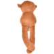 Brinquedo Pelúcia Chalesco Macaquinho com Corda Marrom para Cães
