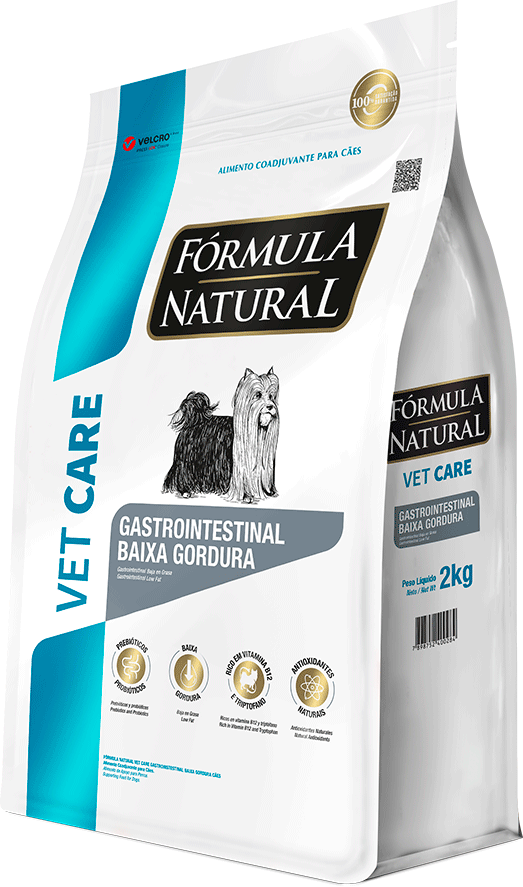 Ração Seca Fórmula Natural Vet Care Gastrointestinal Baixa Gordura para Cães - 10,1Kg