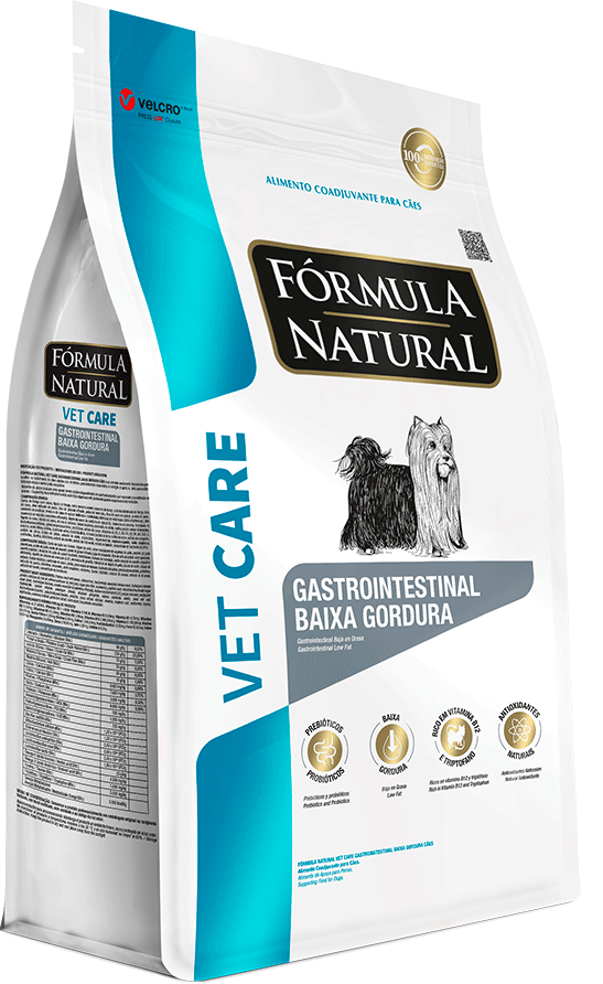 Ração Seca Fórmula Natural Vet Care Gastrointestinal Baixa Gordura para Cães - 10,1Kg