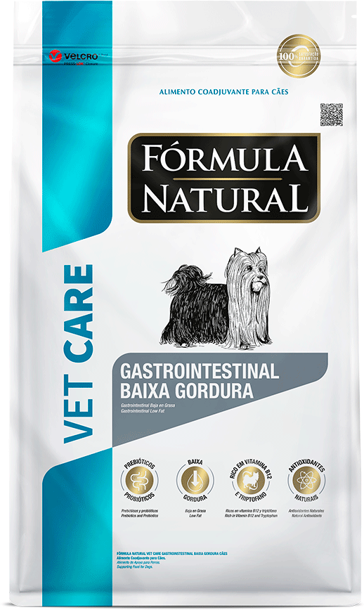 Ração Seca Fórmula Natural Vet Care Gastrointestinal Baixa Gordura para Cães - 10,1Kg