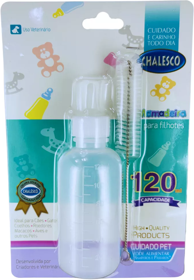 Mamadeira Chalesco para Filhotes - 120 mL