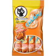 Petisco Cremoso Tex Brasil Chuchups para Gatos sabor Frango - 4 Unidades