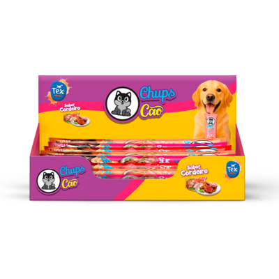 Petisco Cremoso Tex Brasil Chuchups para Cães sabor Cordeiro