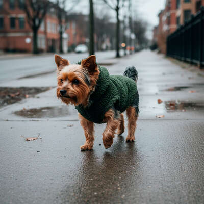 Blusa Sherpa Capuz Fábrica Pet para Cães e Gatos Verde