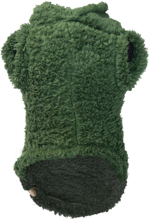 Blusa Sherpa Capuz Fábrica Pet para Cães e Gatos Verde - Tam. G