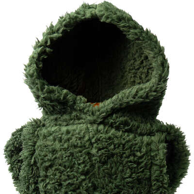 Blusa Sherpa Capuz Fábrica Pet para Cães e Gatos Verde