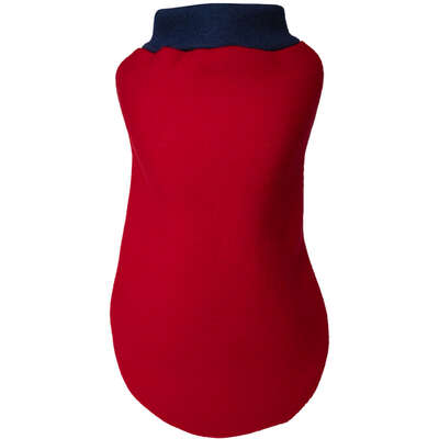 Blusa Básica sem Manga Fábrica Pet para Cães e Gatos Vermelha