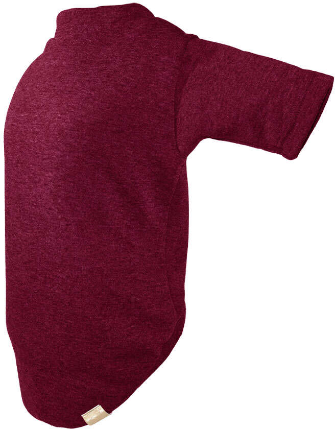 Blusa Moletom com Manga Fábrica Pet para Cães e Gatos Vinho - Tam. M