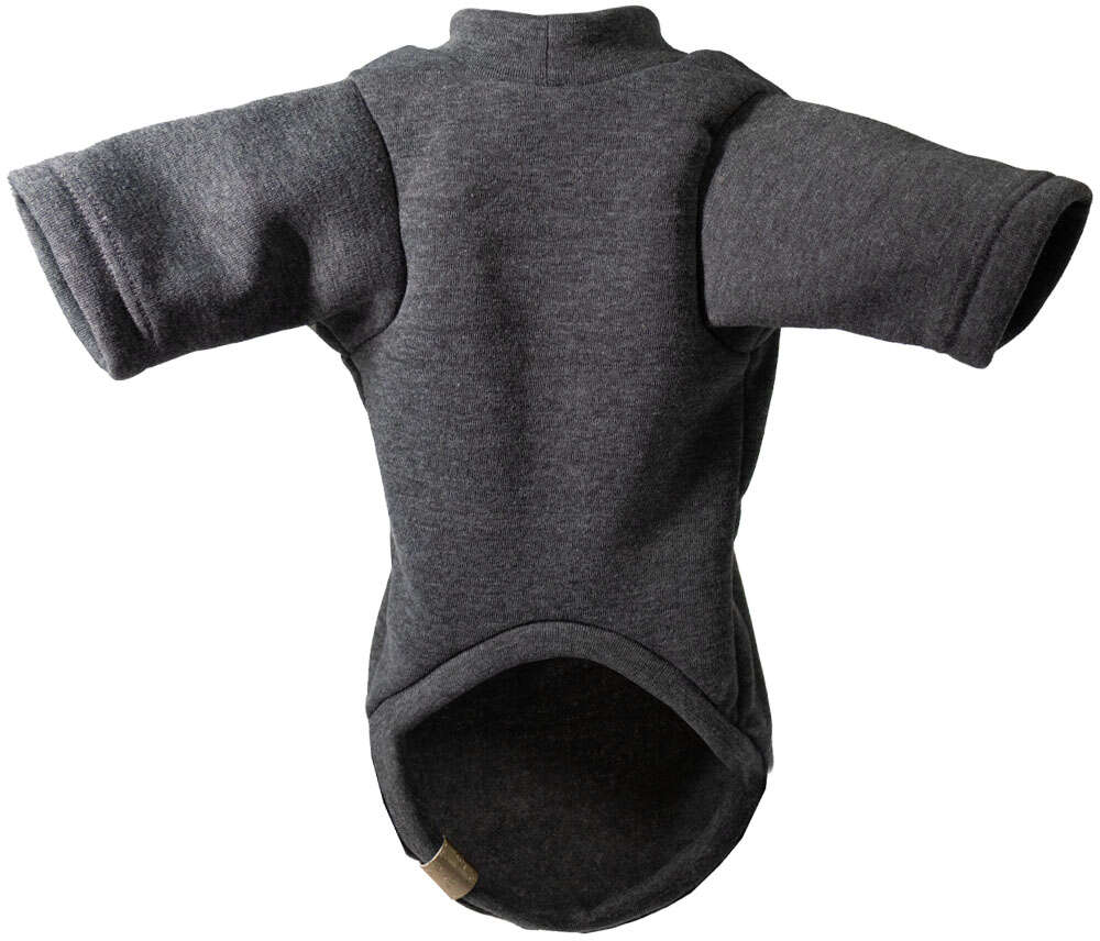 Blusa Moletom com Manga Fábrica Pet para Cães e Gatos Cinza - Tam. M
