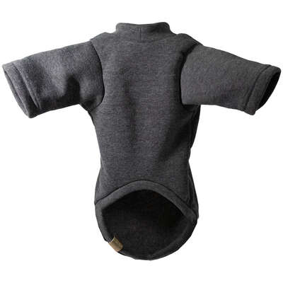 Blusa Moleton com Manga Fábrica Pet para Cães e Gatos Cinza