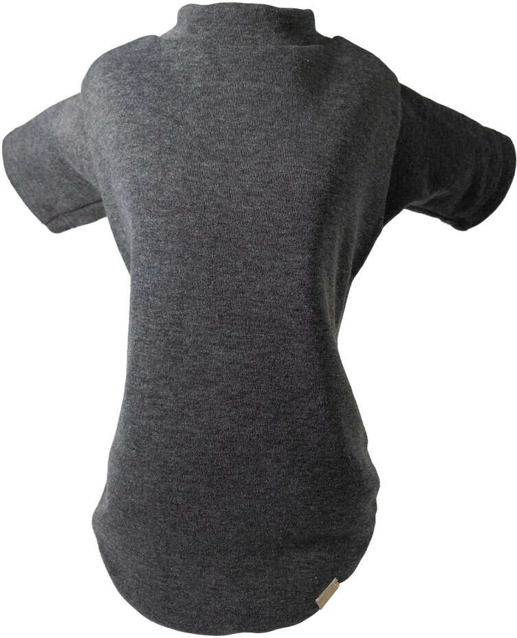 Blusa Moletom com Manga Fábrica Pet para Cães e Gatos Cinza - Tam. M